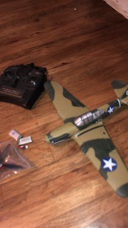 RC P-40 tiger plane