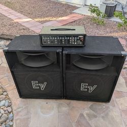 PA Amp and Speakers