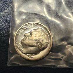 Uncirculated 1968 Roosevelt Dime