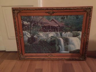 Waterfall portrait