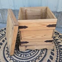 Rustic Side Table / Storage Chest