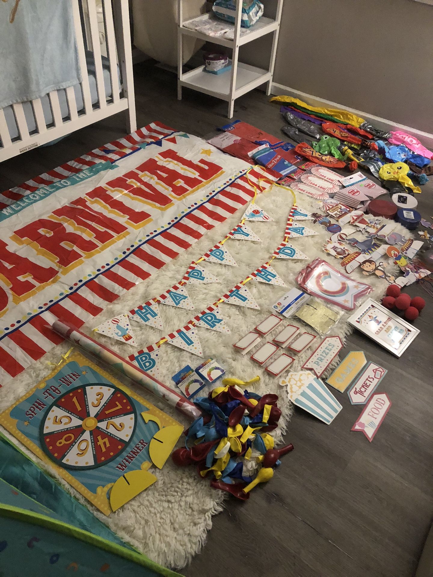 Carnival/Circus Birthday Party Decorations