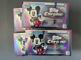 2026 Topps Disney Chrome Hobby Box Sealed Brand New