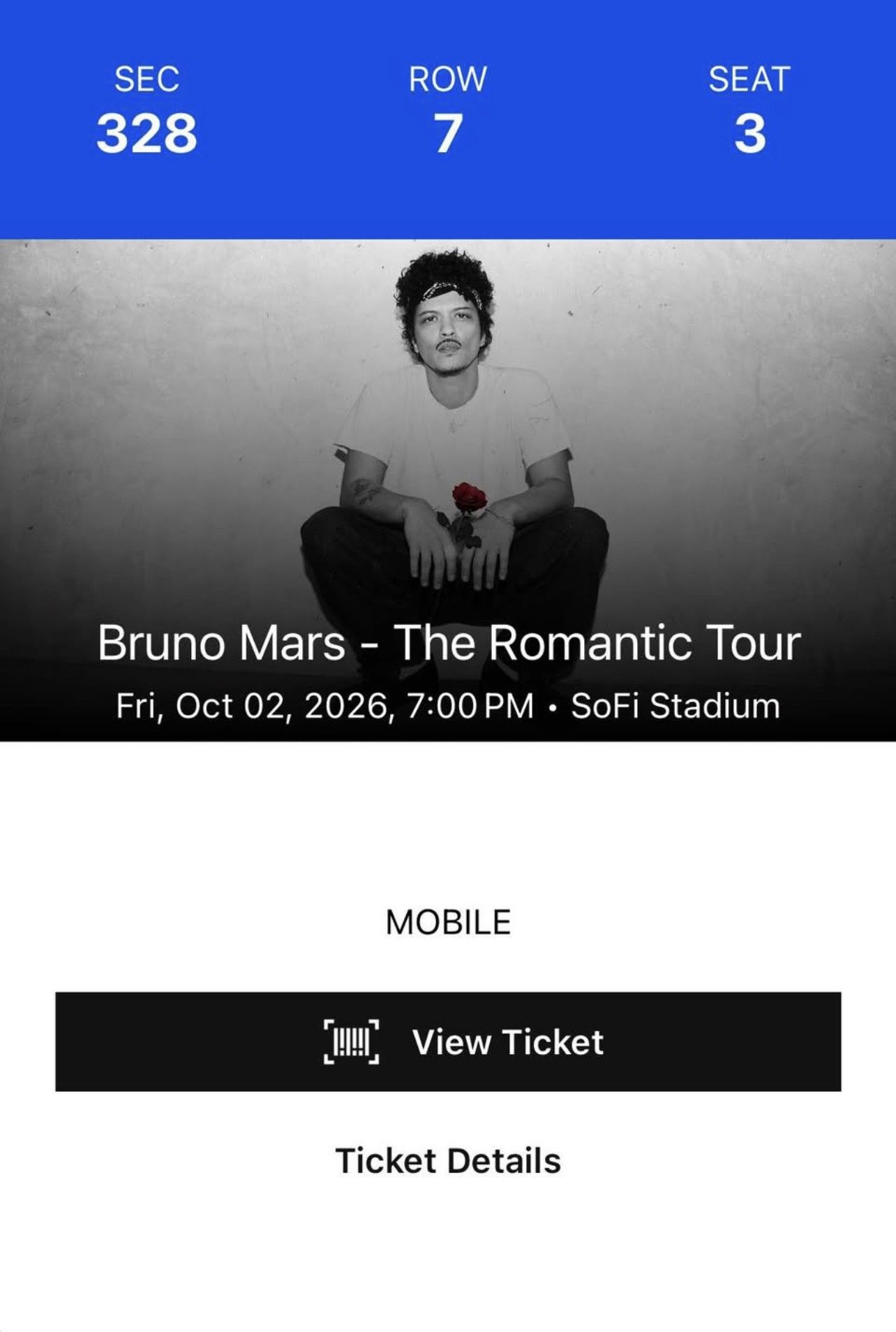 Bruno Mars Tickets