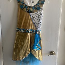 New:Cleopatra Costume Size:10/12 For Girl