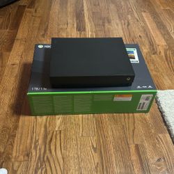 Xbox One X 1tb edition 