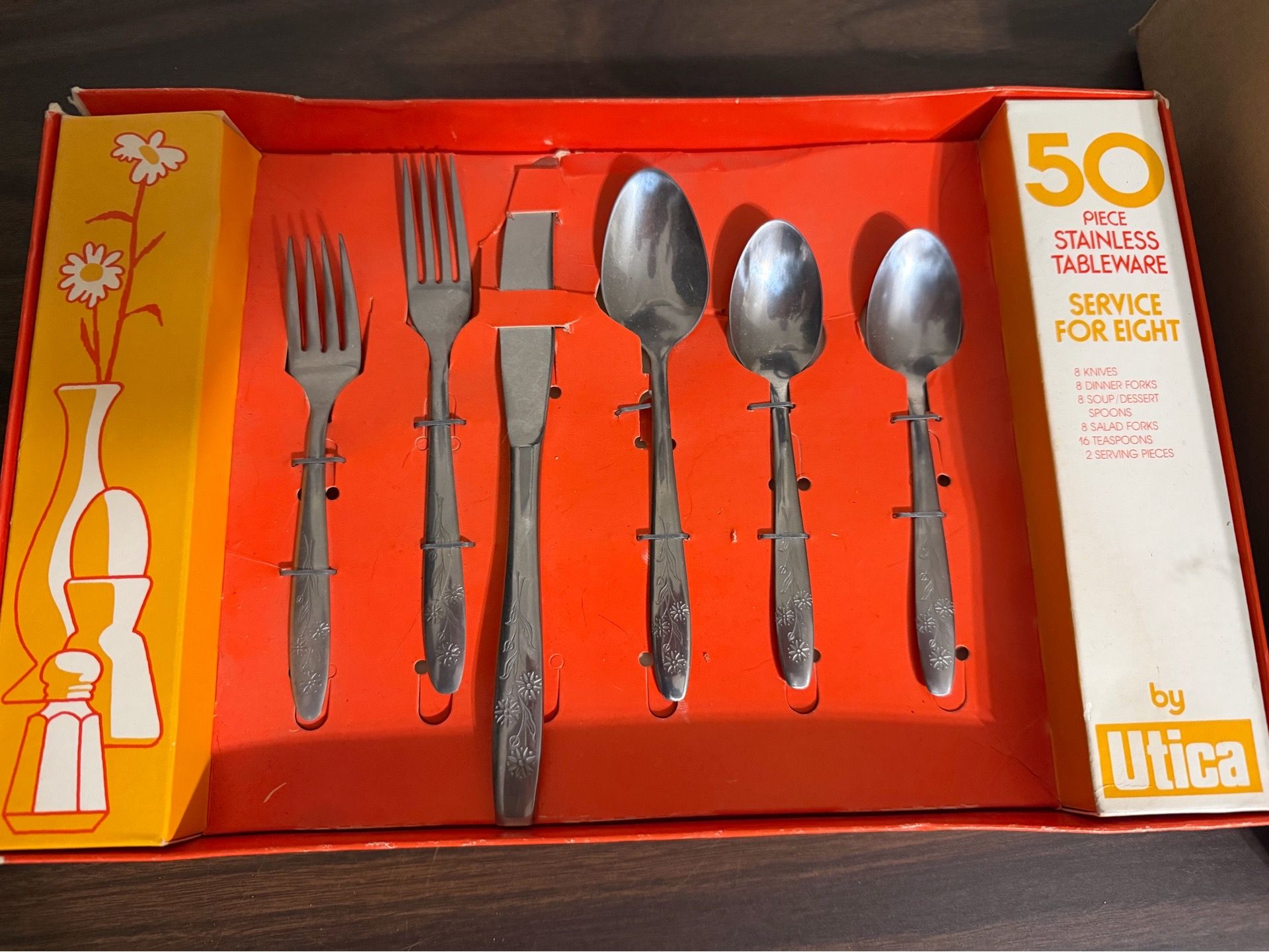 50 piece silverware set