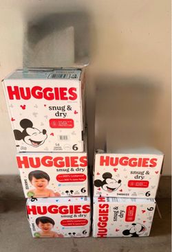 Huggies 5 boxes