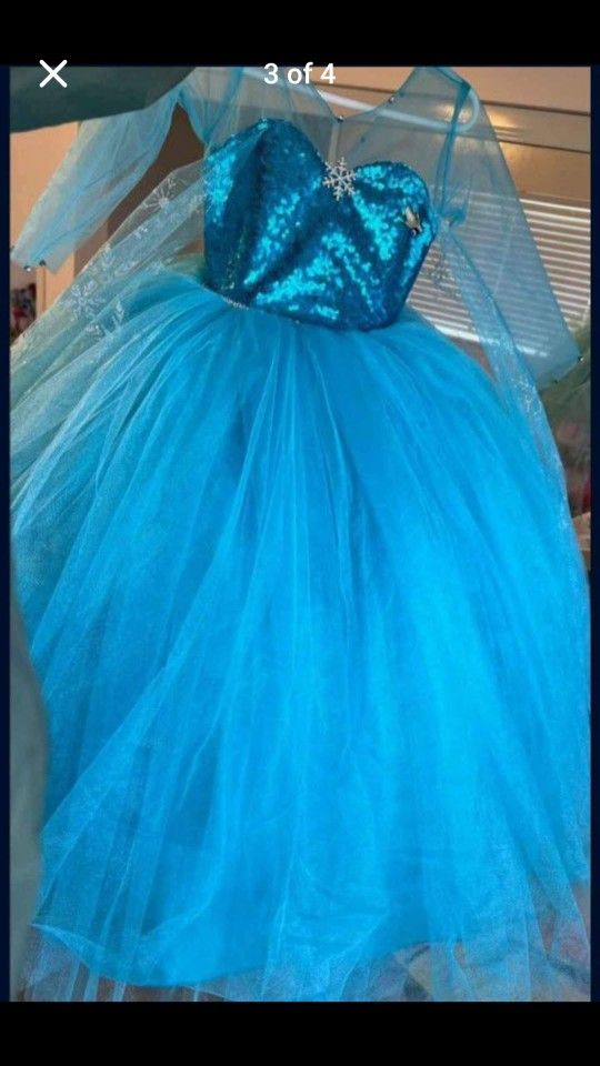 Frozen Elsa Dress For Birthday party