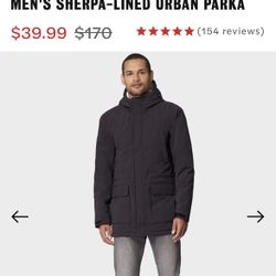 MEN'S SHERPA-LINED URBAN PARKA 32 Degrees