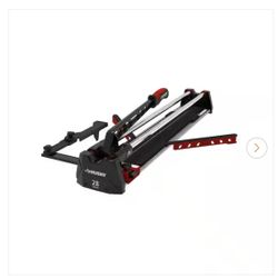 Husky 24 in. Tile Cutter with Tungsten Carbide Blade and Adjustable Gauge
