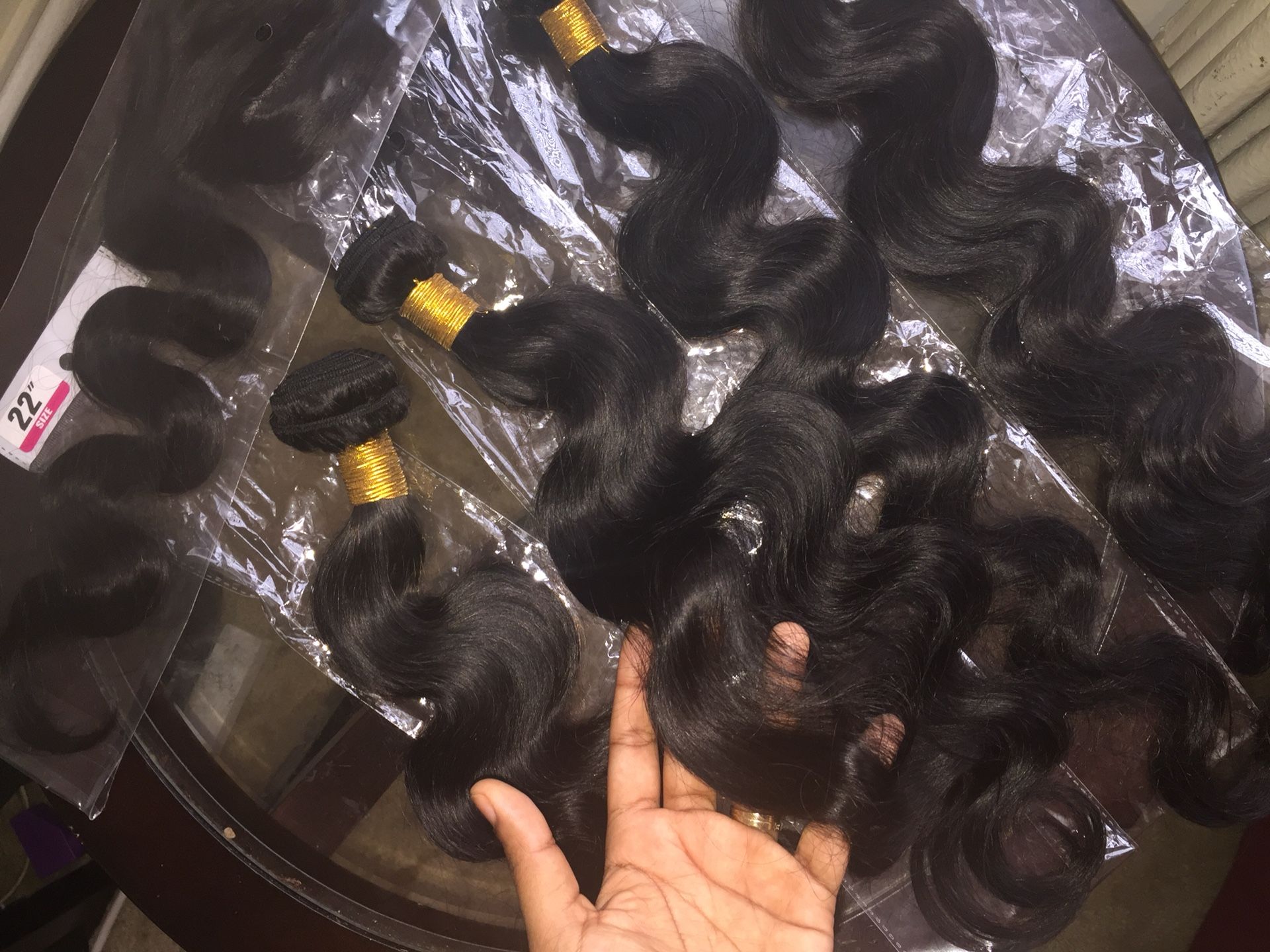 Premium Virgin Human hair Body Wave Bundles