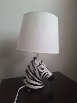 Title: Zebra Table Lamp