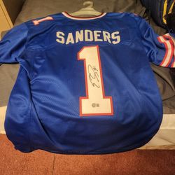 Autographed Emmanuel Sanders Buffalo Bills Jersey 