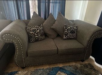 Grey Custom Couches