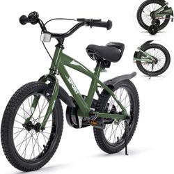 16” Kids Green Bike 