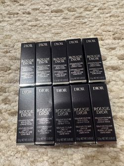 Lot of 10 Dior rouge Dior 999 matte lipstick