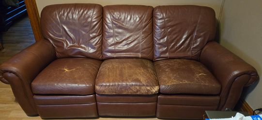 Raymour & Flanigan Reclining Leather Sofas
