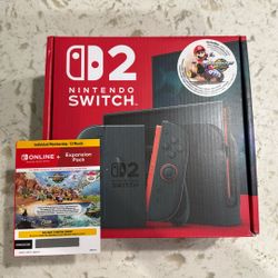 Nintendo Switch 2 Mario Kart Bundle(Online + Expansion Included) 