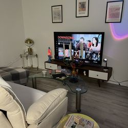 Retro Wooden TV Stand