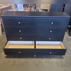 Eight drawers dresser with rails / 8 drawers dresser with rails