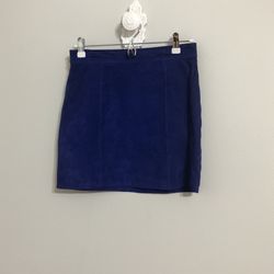 Forever 21 heritage cobalt blue skirt