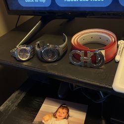 Brand Name/Designer Accessories Belt And Watches