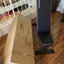 FEIERDUN WEIGHT BENCH 1000 POUNDS CAPACITY ADJUSTABLE SIZE INCLINE AND DECLINE FLAT POSITION BRAND NEW PROFESSIONAL BENCH 💪💪