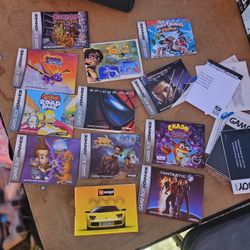 Gameboy Advance Booklets