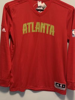 Adidas Atlanta Hawks Long Sleeve Warm Up Shirt