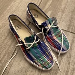 Polo Ralph Lauren Plaid Men’s Shoes Size 10