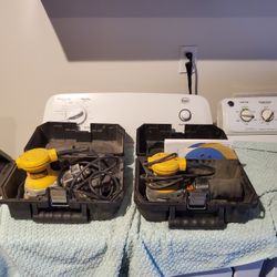  DeWalt Random Orbit Palm Sander Both $100 ea $60