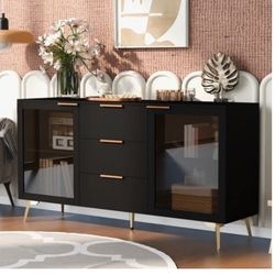 Black w/ Bronze and gold Sideboards or Cabinets