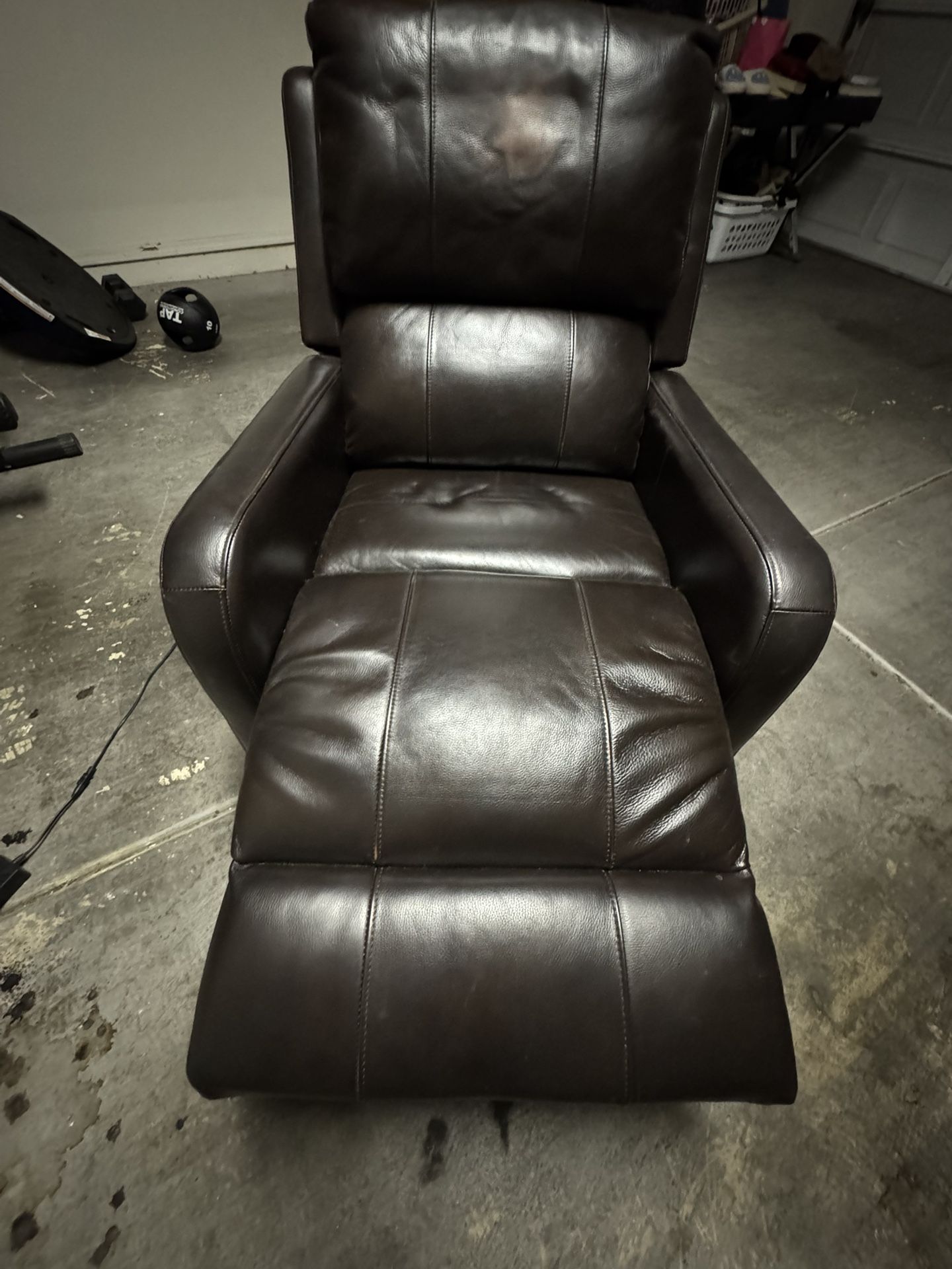 Leather Power Recliner