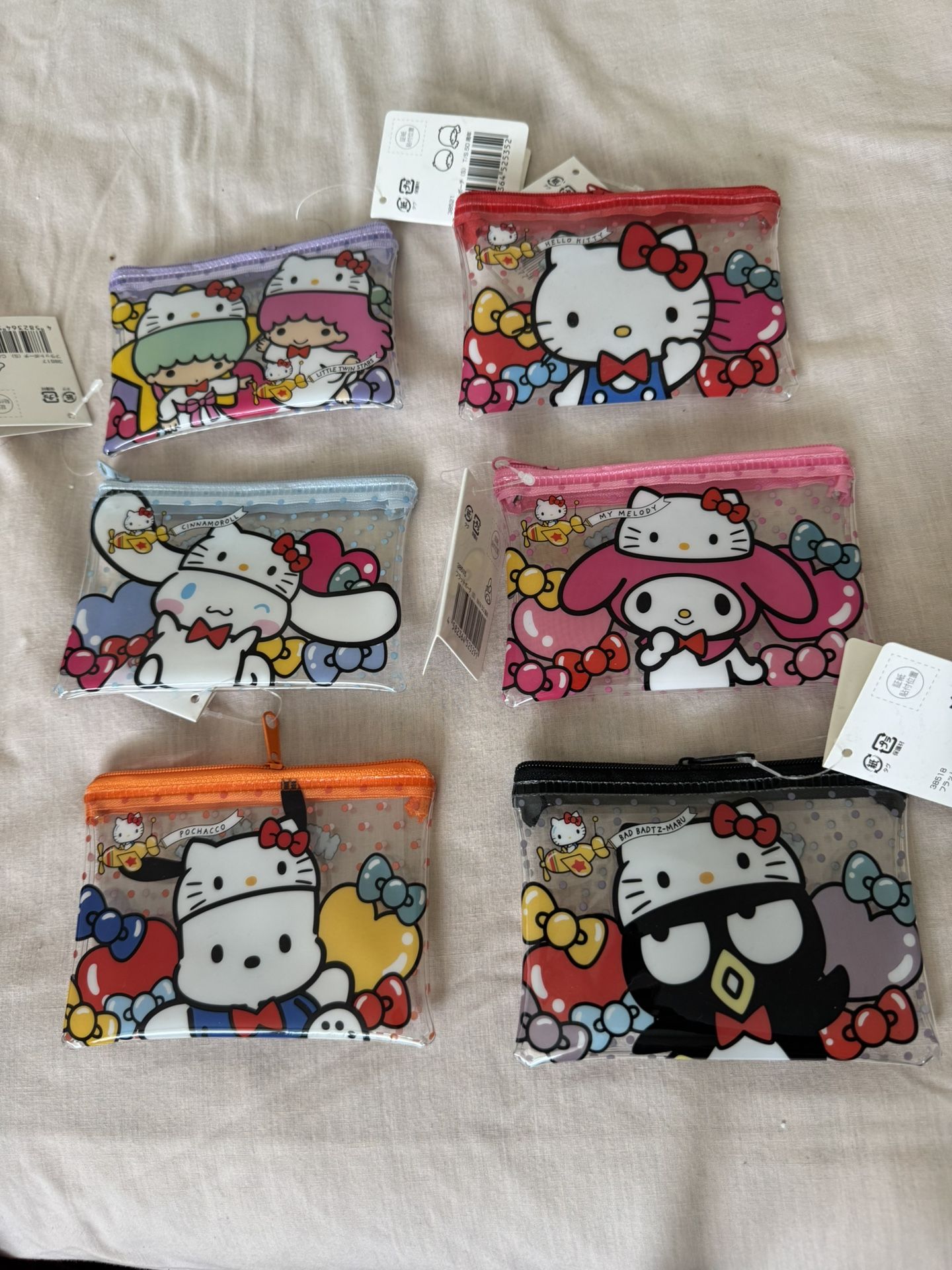 Hello Kitty And Friends Coin Purse Bundle