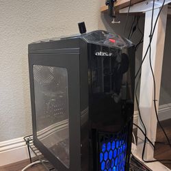 Gaming PC + 120hz Curved Monitor + Wifi adapter for PC (Required) + PC stand