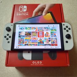 NINTENDO SWITCH OLED **Modded** with 100 GAMES MARIO WONDER,MARIO PARTY,MINECRAFT,POKEMON,ZELDA ,GTA and More