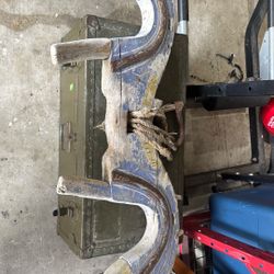 Vintage Wooden Ox Yoke / Rustic Farm Decor Piece