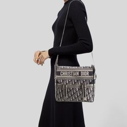 Authentic Christian Dior Diorcamp Oblique Bag