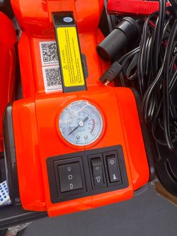 Electric Car Jack, 5 Ton/11023 LBS Hydraulic Jack with Electric Impact Wrench, Portable Car Lift with Built-in Inflatable Pump, and LED Light for SUV 
