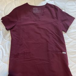 Figs Women’s Burgundy Scrubs 