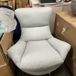 360° Swivel Lounge Chair： Equipped with a sturdy metal swivel base, you can freely adjust the direction with a gentle turn without standing up or movi