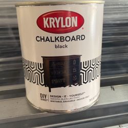 Black Chalkboard Paint