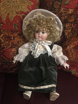 Vintage porcelain doll