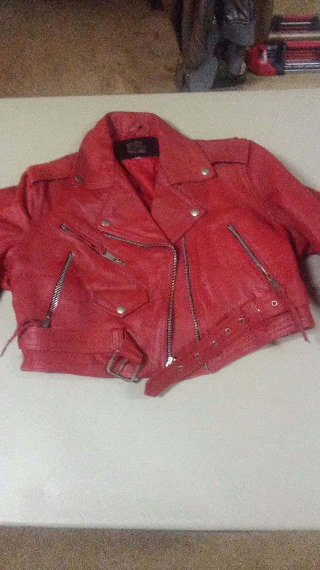 Red Leather jacket