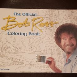 BOB ROSS Coloring Book