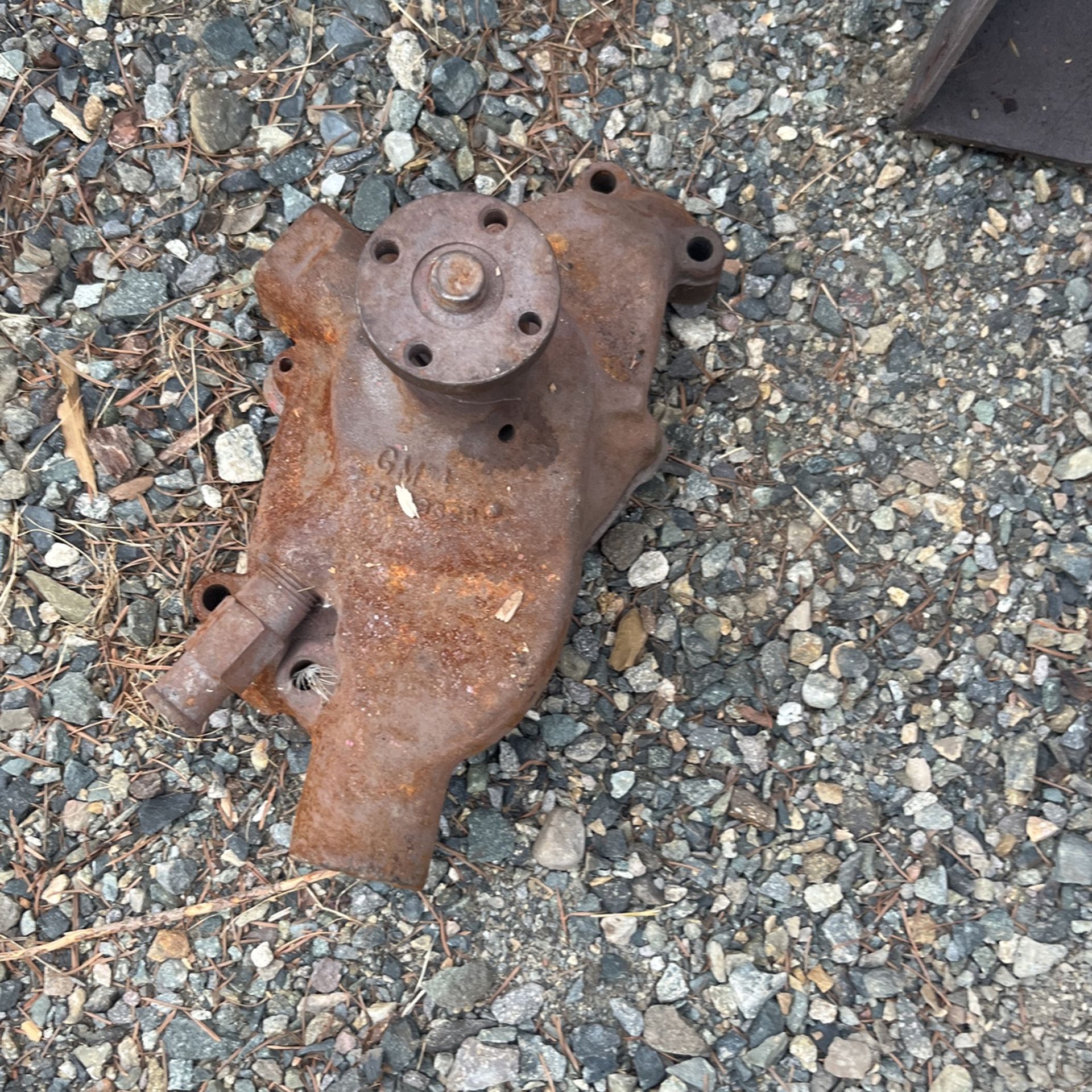 Big block, water pump and power steering pump.