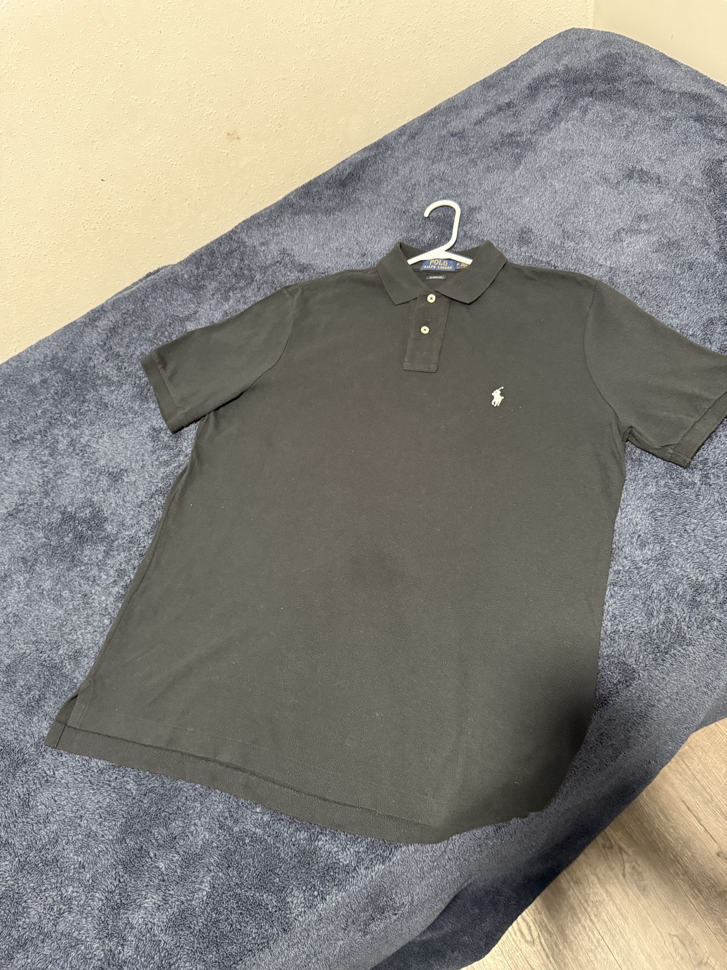 Black Polo Ralph Lauren Collar Shirt
