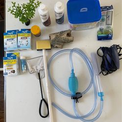 Fish Tank supplies: Water testing kit, Meds and more!