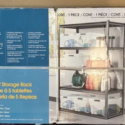 Whalen 5 Shelf Storage Rack - New in Box